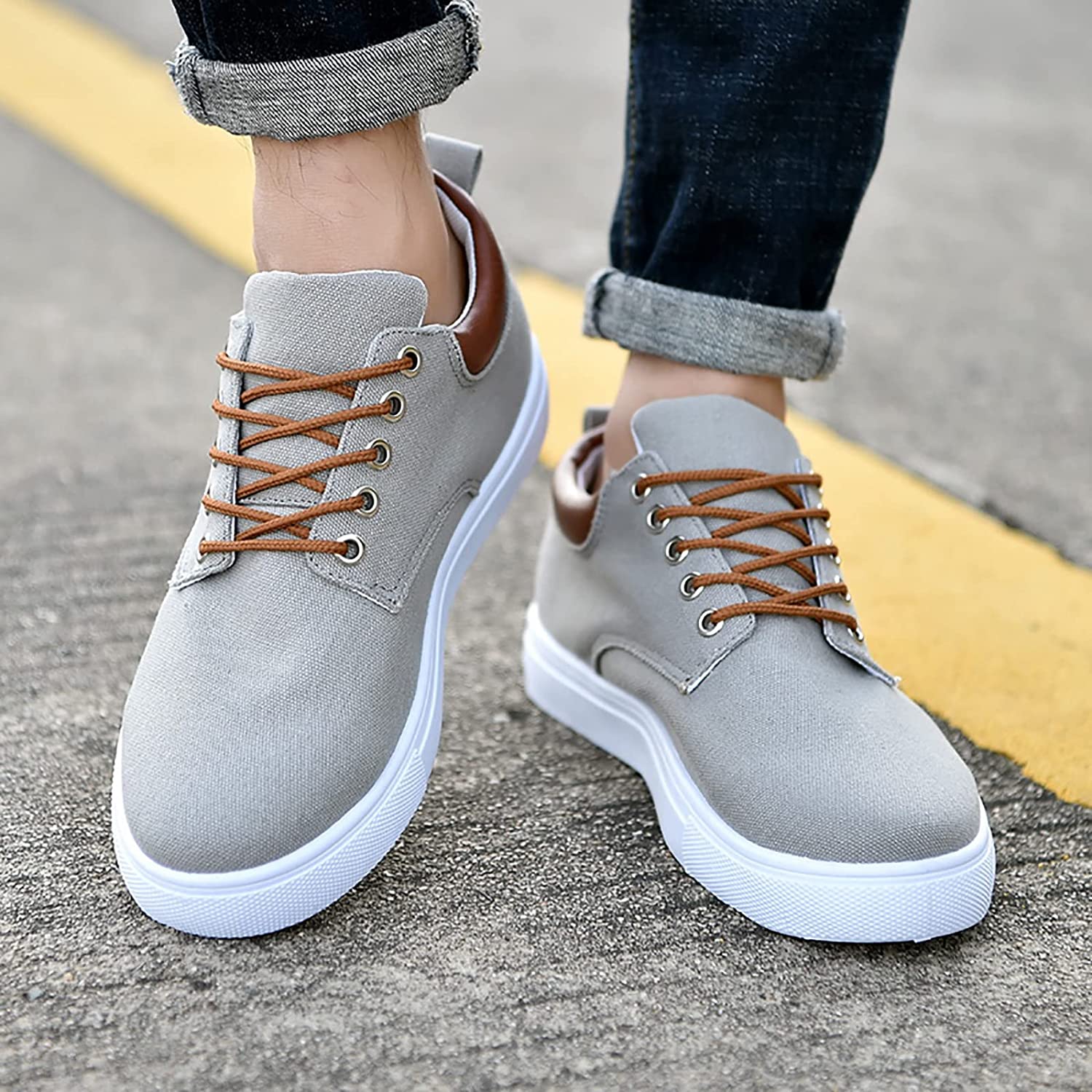 Henry - Herren Sneaker mit weißer Sohle