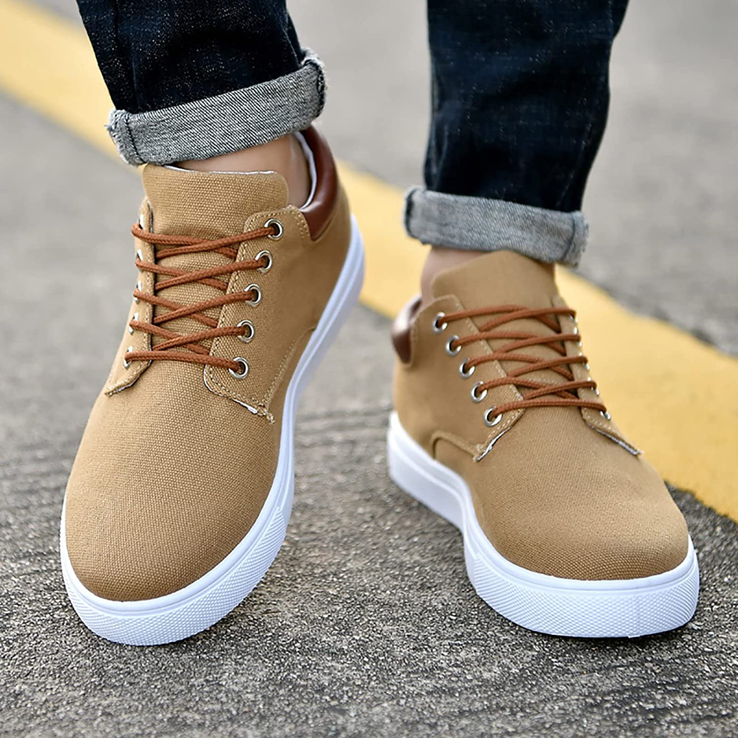 Henry - Herren Sneaker mit weißer Sohle