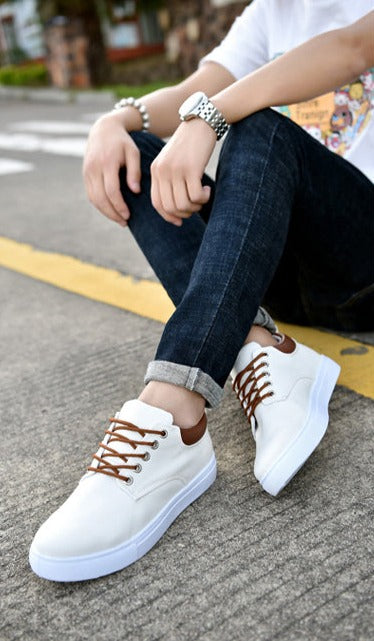 Henry - Herren Sneaker mit weißer Sohle