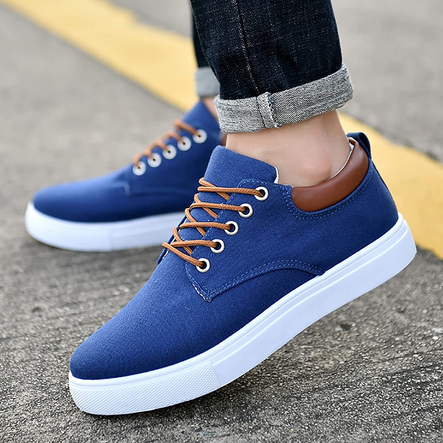 Henry - Herren Sneaker mit weißer Sohle