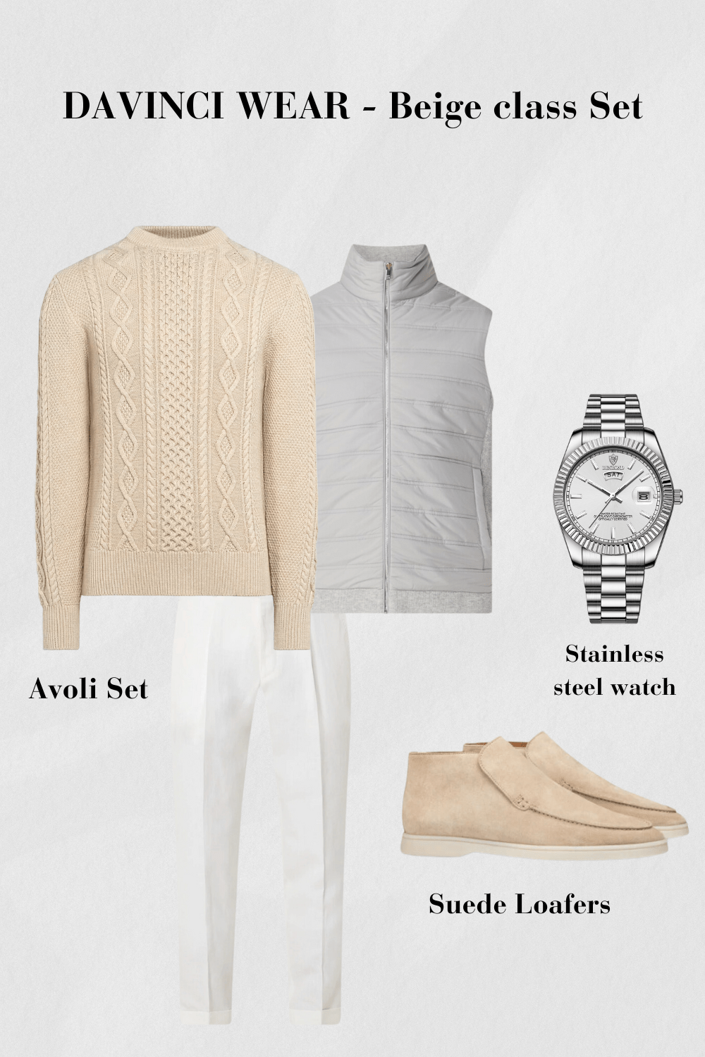 Bellachicha - Ensemble classique beige
