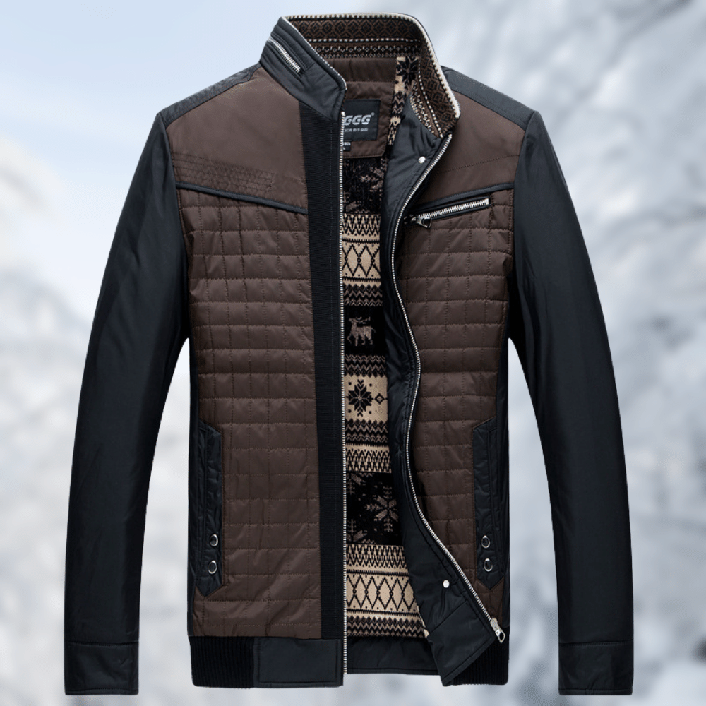 Yfalia | Veste chaude et douillette avec imprimé intérieur élégant