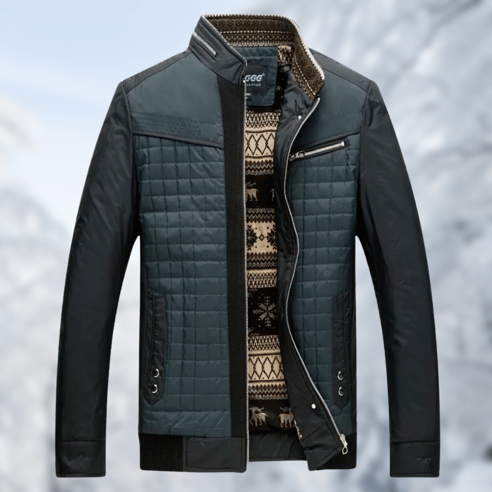 Yfalia | Veste chaude et douillette avec imprimé intérieur élégant