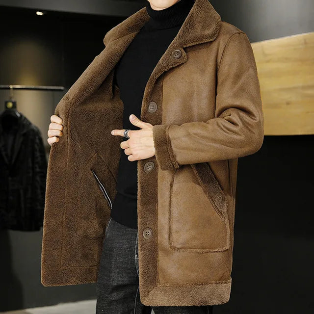 Doppelseitige Winterjacke