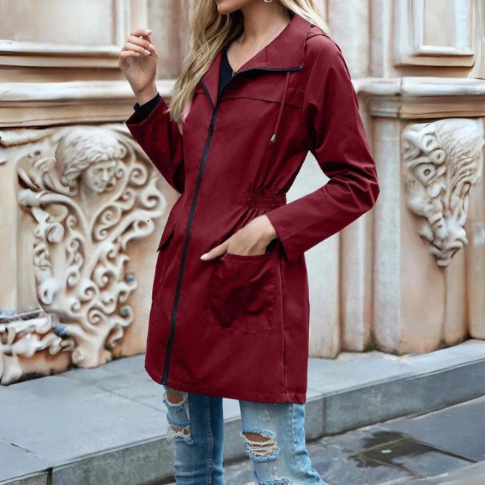 Trench-coat coupe-vent élégant pour femme - Elsa
