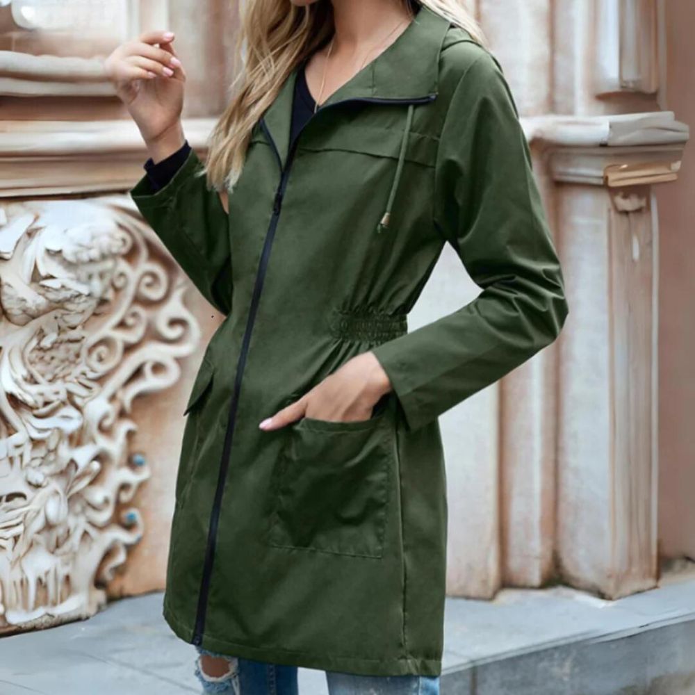 Trench-coat coupe-vent élégant pour femme - Elsa