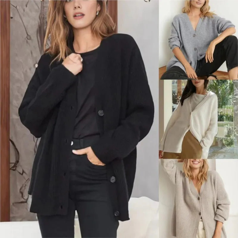 Senax | Cardigan col V en cachemire