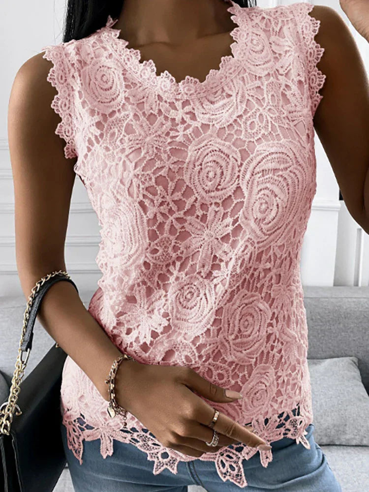 Bellachicha | Damen Vintage Spitze Top