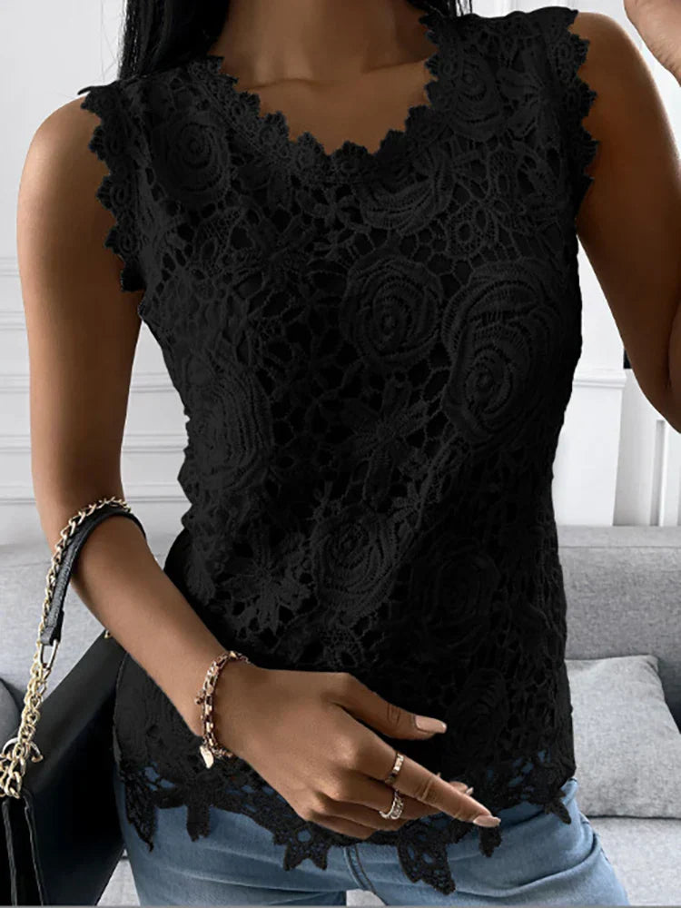 Bellachicha | Damen Vintage Spitze Top