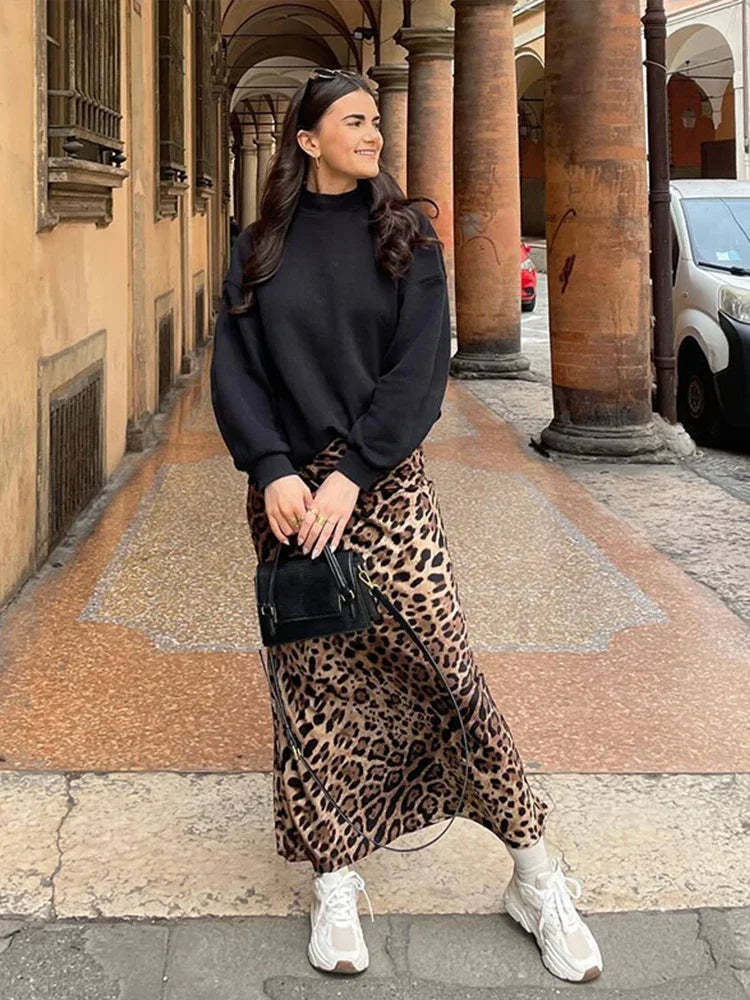 Ava | Jupe longue à imprimé Lui Paard