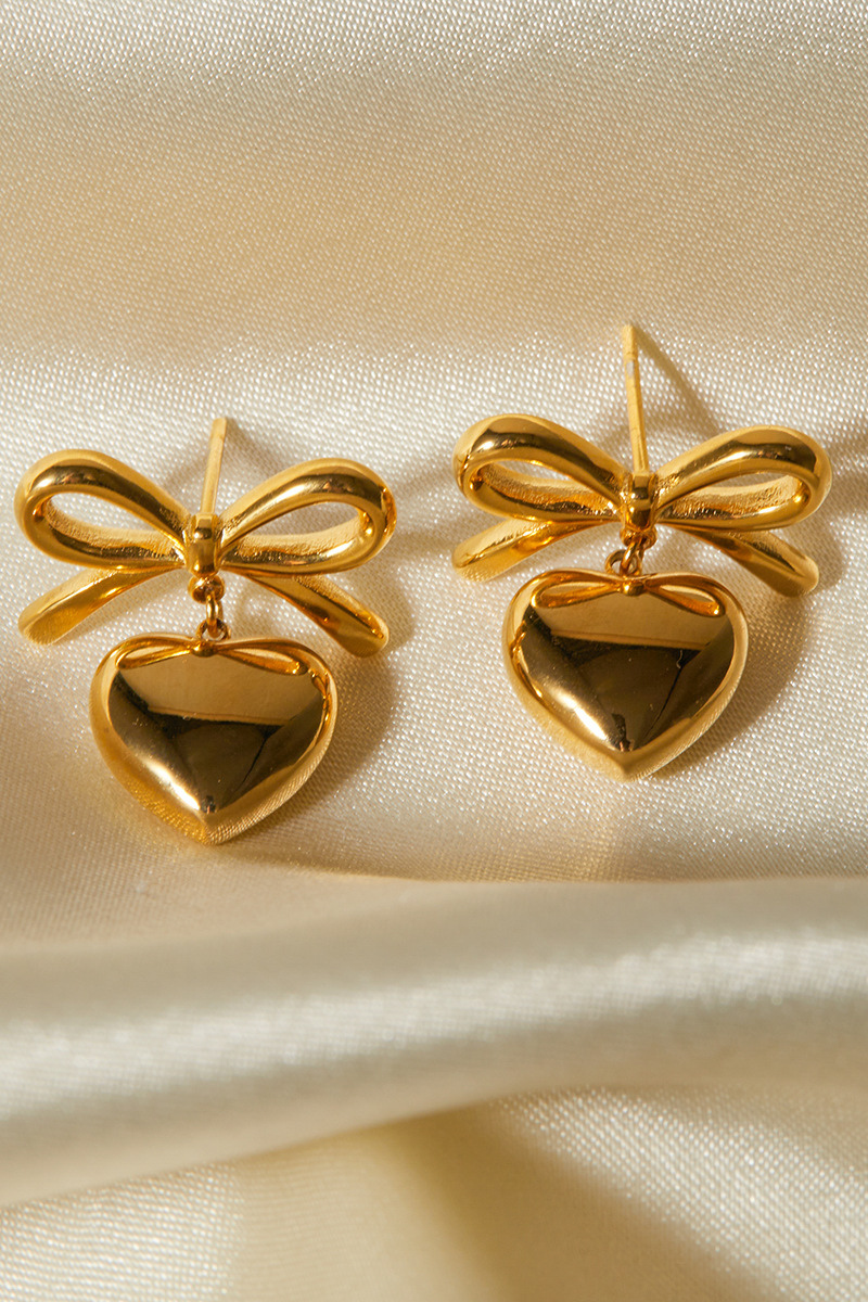 Boucles d'oreilles Florine Bow Heart