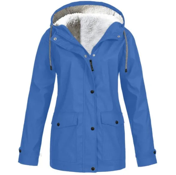 veste d'extérieur coupe-vent et imperméable avec doublure polaire