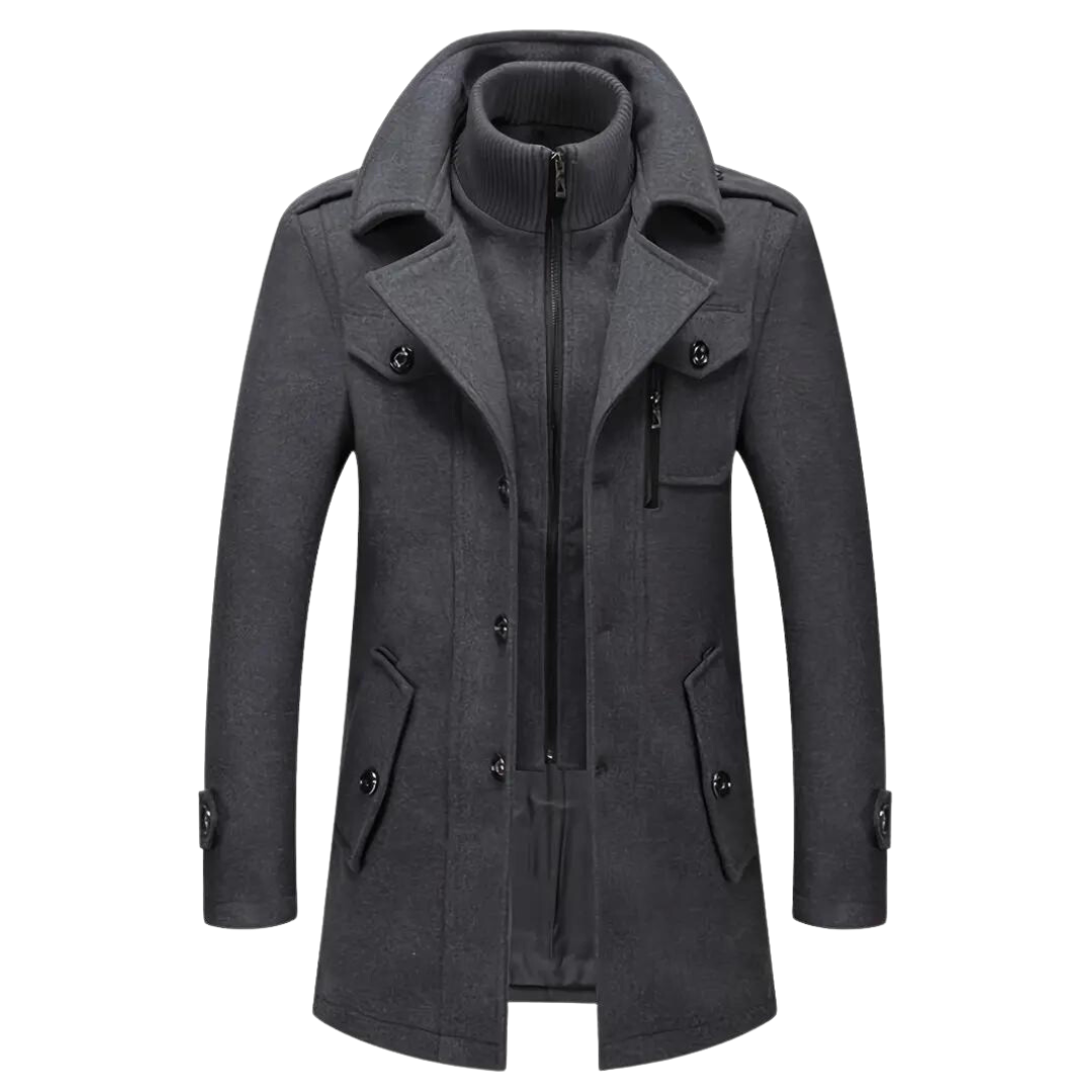 Rudara | Jacke mit doppeltem Kragen