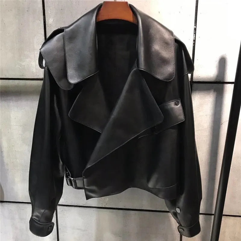 Veste en cuir élégante pour femme - Evi