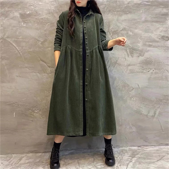 Vira | Manteau polyvalent boutonné sur le devant avec poches