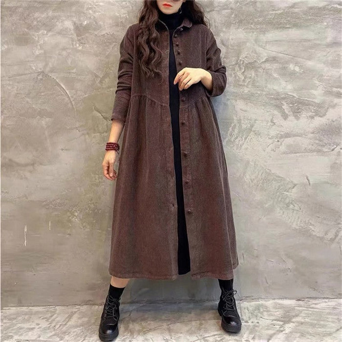 Vira | Manteau polyvalent boutonné sur le devant avec poches