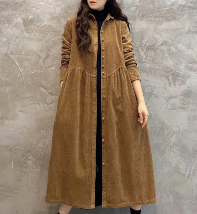 Vira | Manteau polyvalent boutonné sur le devant avec poches