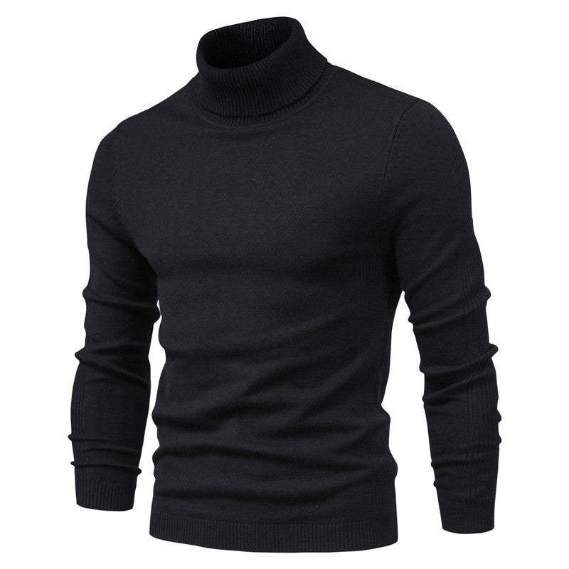 Benedikt - Pull col roulé en coton pour homme