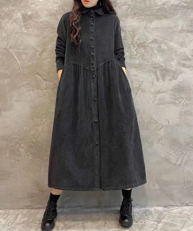 Vira | Manteau polyvalent boutonné sur le devant avec poches