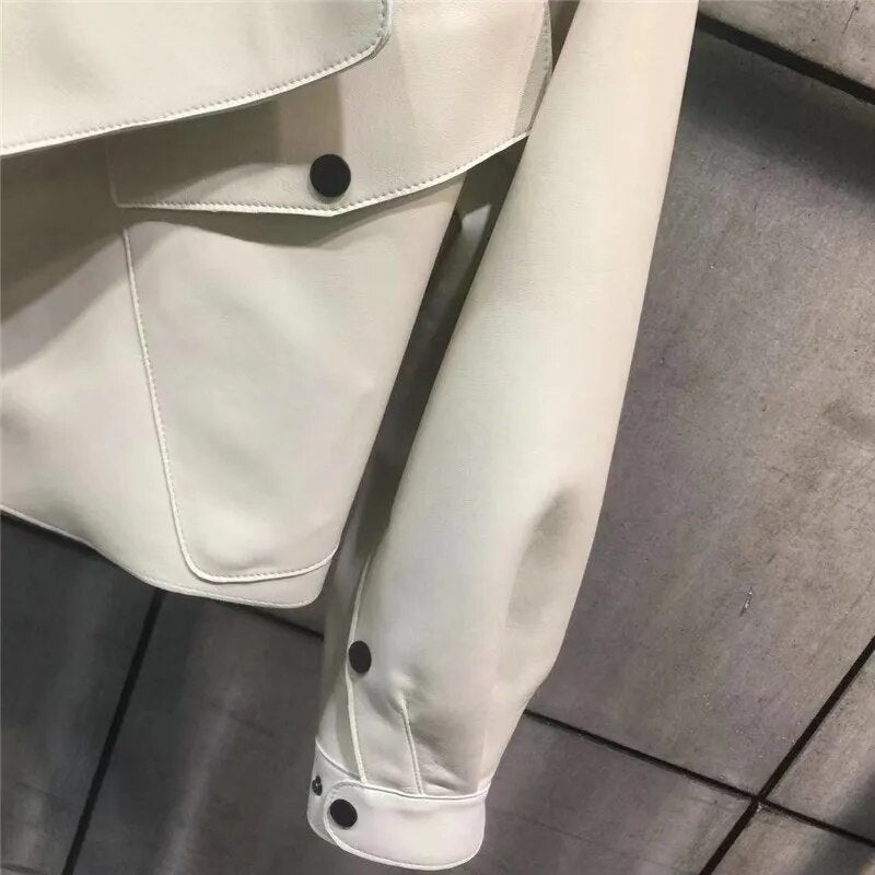 Veste en cuir élégante pour femme - Evi