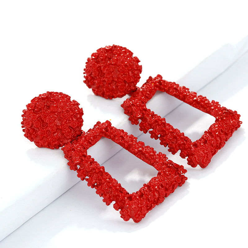 Micara - Square Statements - Boucles d'oreilles