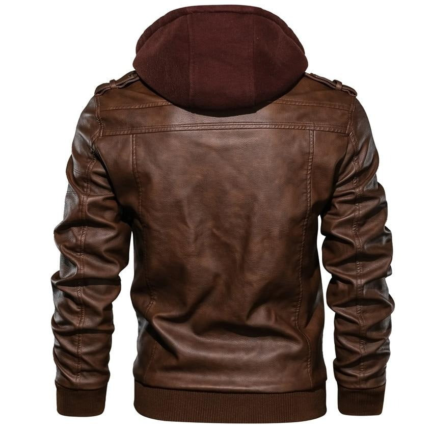 benjy – herren-motorradjacke aus kunstleder