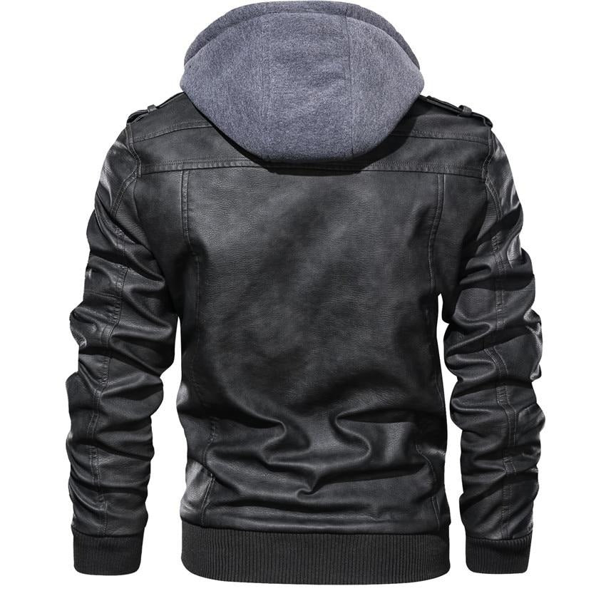 benjy – herren-motorradjacke aus kunstleder