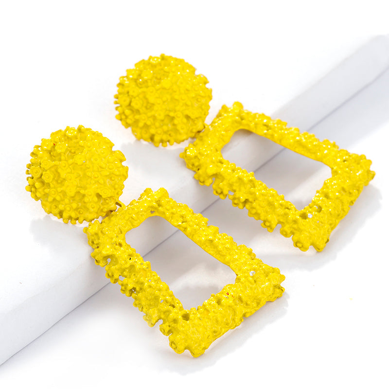 Micara - Square Statements - Boucles d'oreilles
