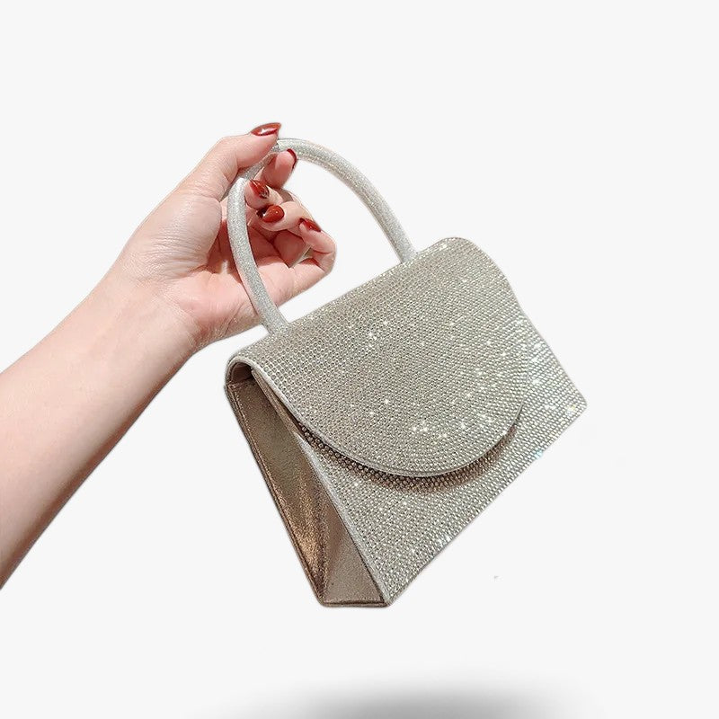 Sac de soirée avec strass pour des soirées glamour