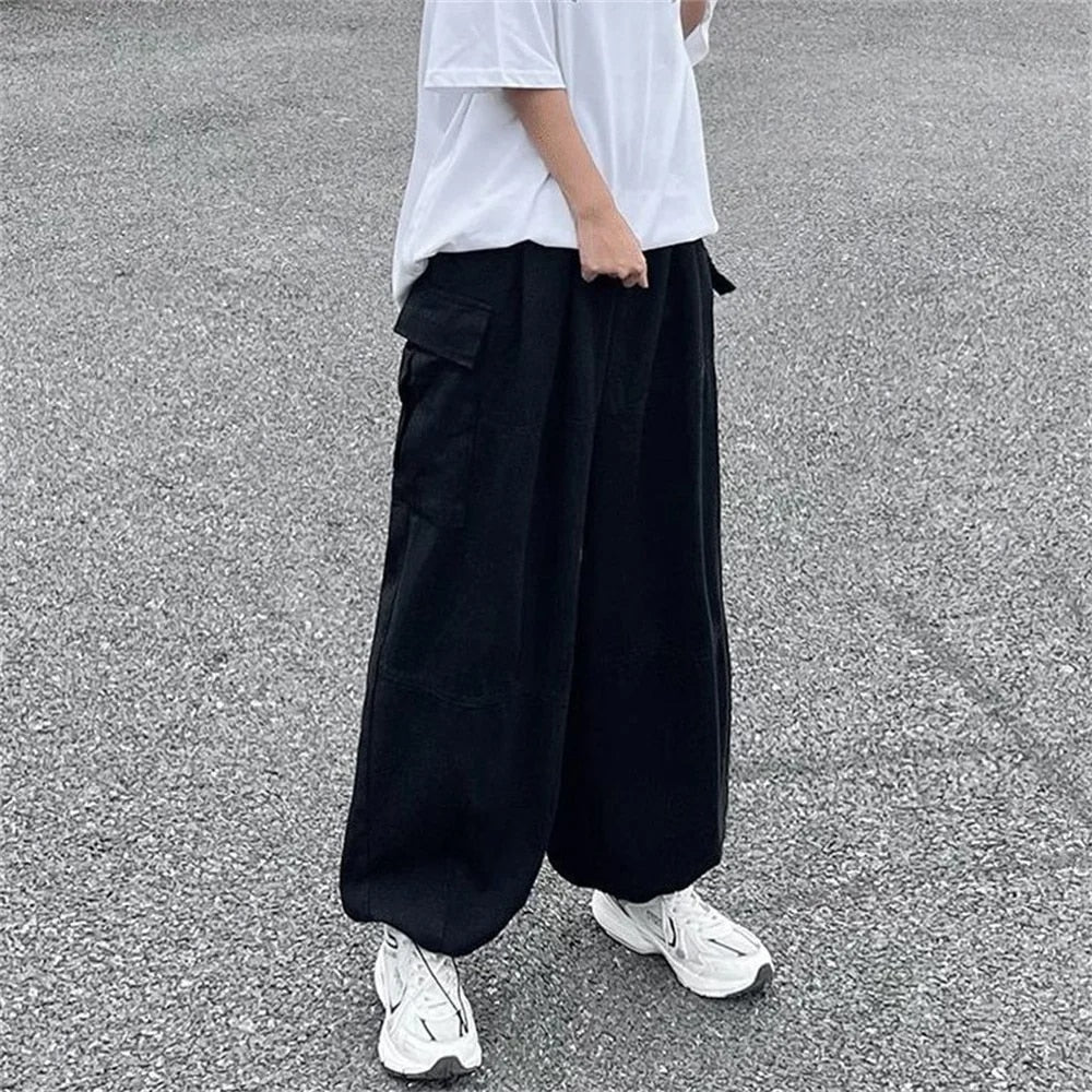 Cooper - pantalon large décontracté vintage