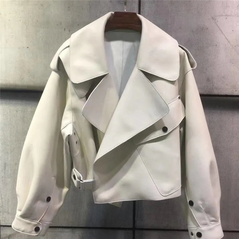 Veste en cuir élégante pour femme - Evi