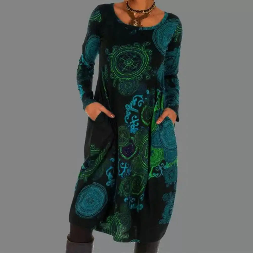 Alaina - Vintage-Kleid im Boho-Stil