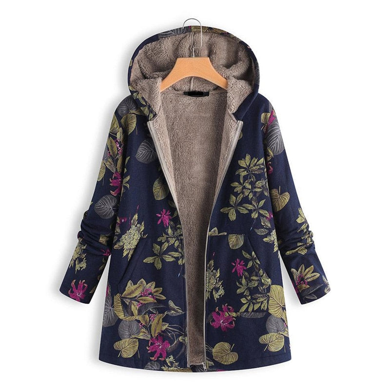 Cardigan avec fermeture éclair, capuche et doublure polaire moelleuse