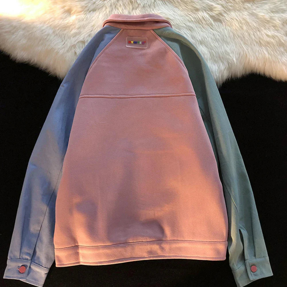 Lioraet | Jacke mit Color-Block-Design