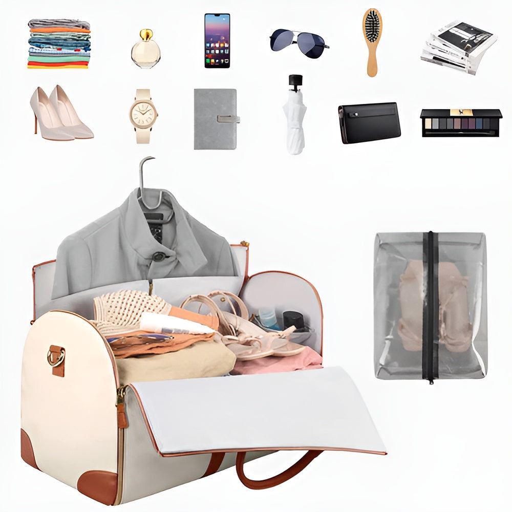 Bellachicha - Eleganter Kleiderorganizer Umhängetasche aus Vegan Leder