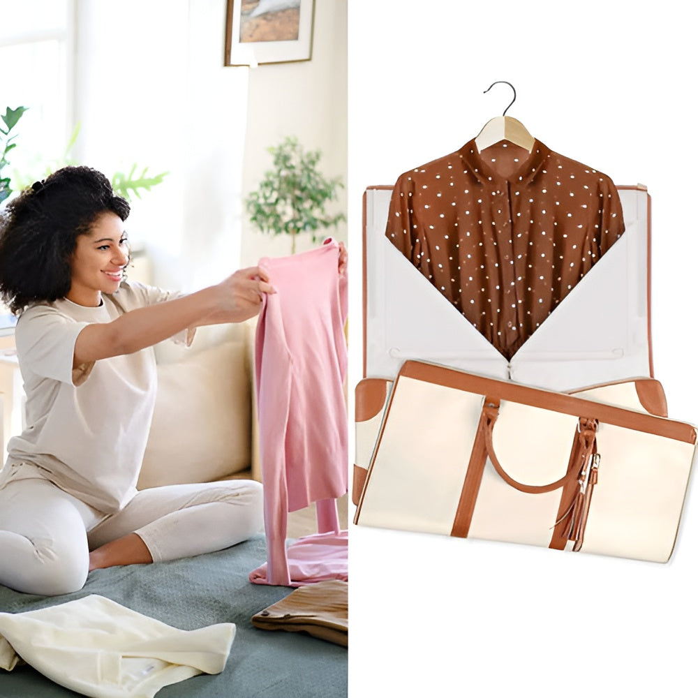 Bellachicha - Eleganter Kleiderorganizer Umhängetasche aus Vegan Leder