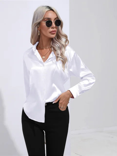 Bellachicha - Elegante Satinbluse