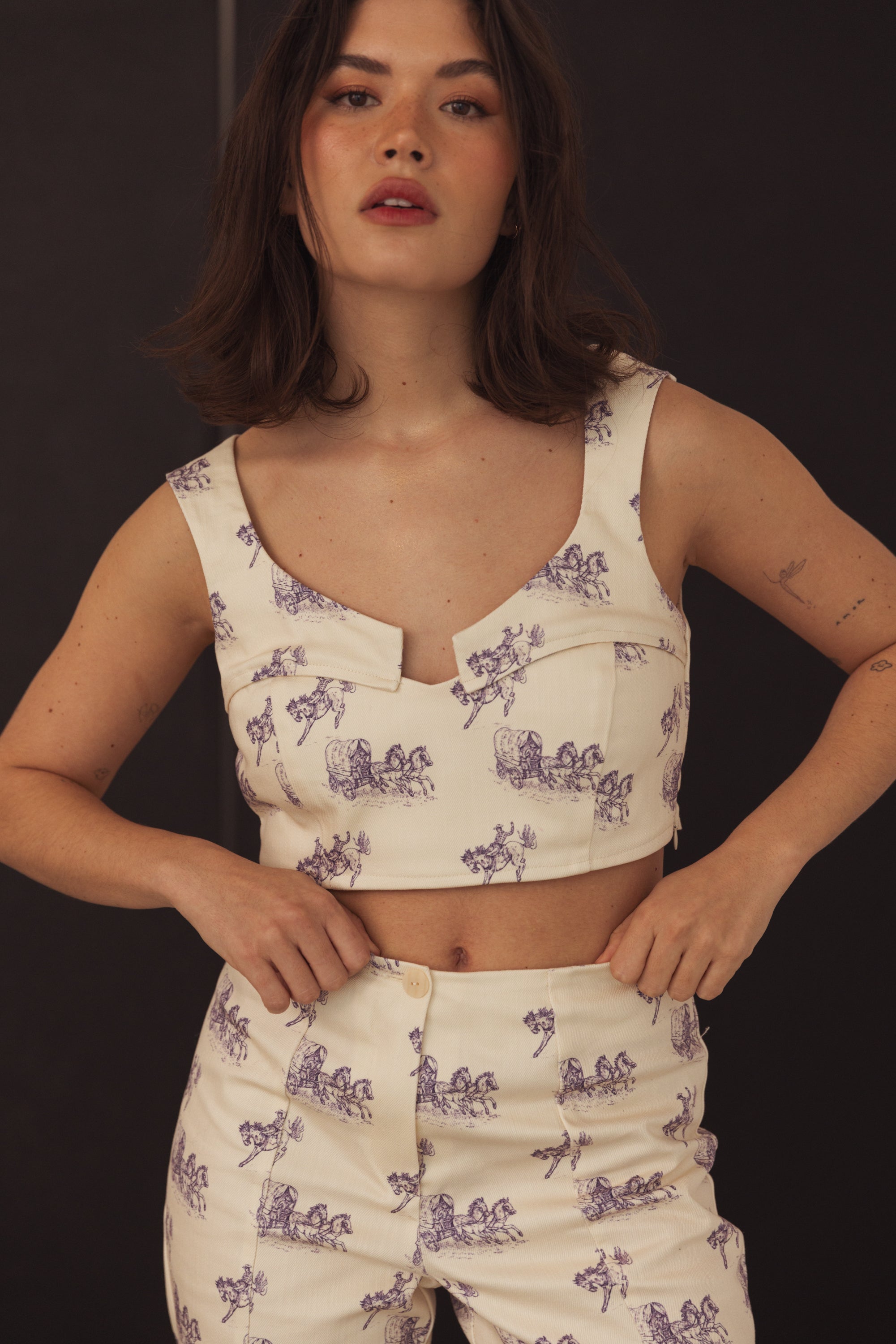 Bellachicha Crop Top - PFERDE
