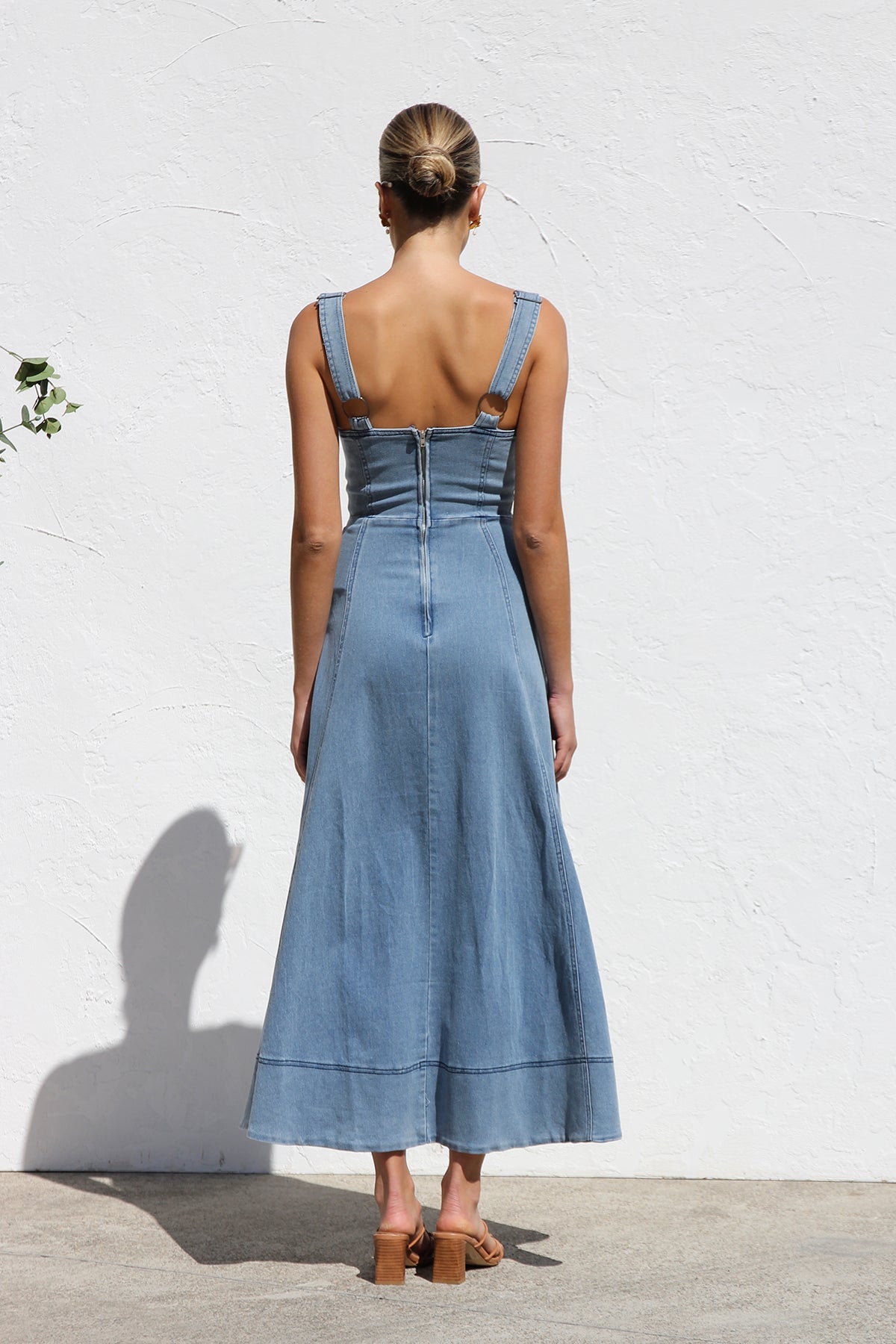 Danielle Kleid BLAUER DENIM