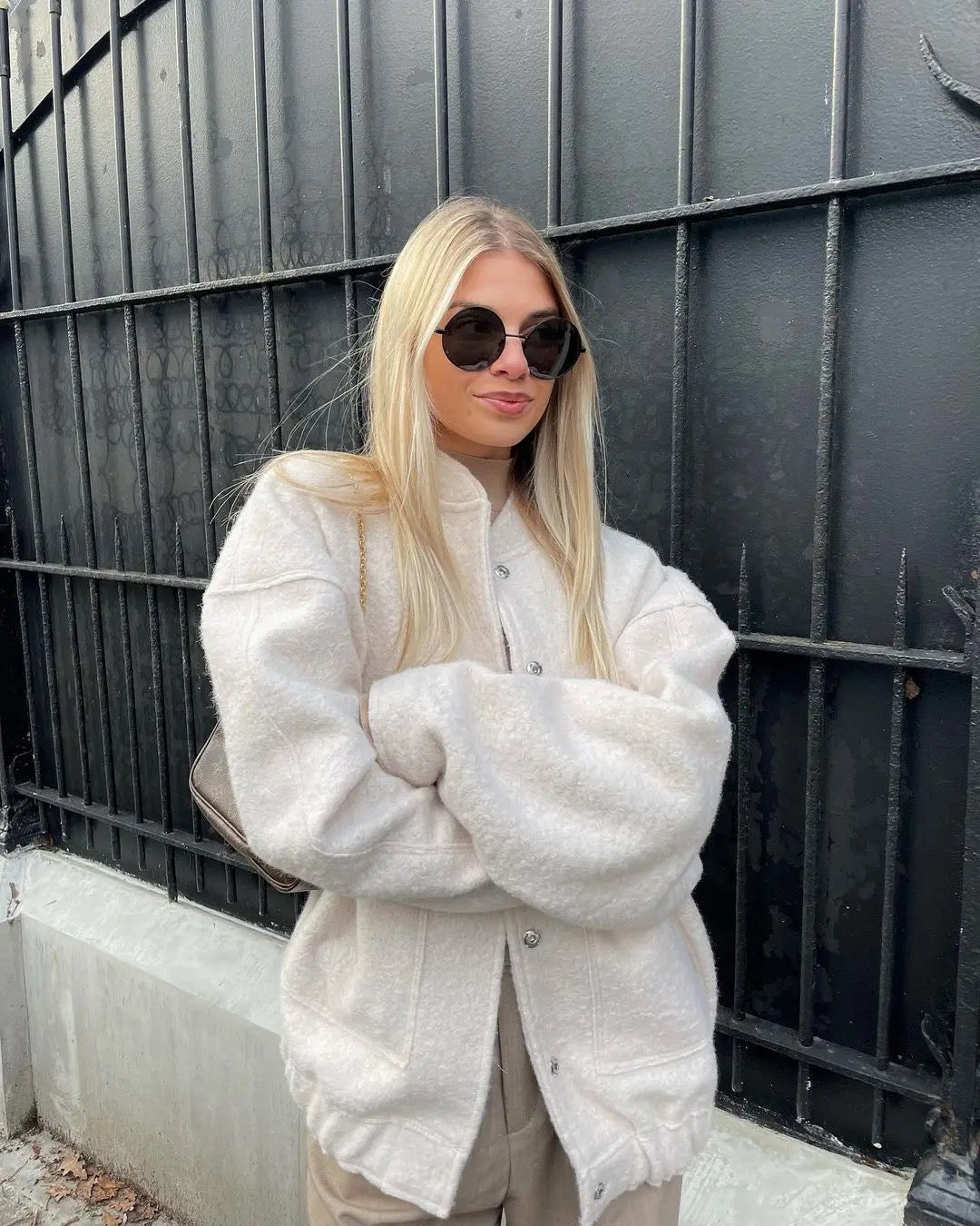 Vinnieve | Veste Tweet - Blanche