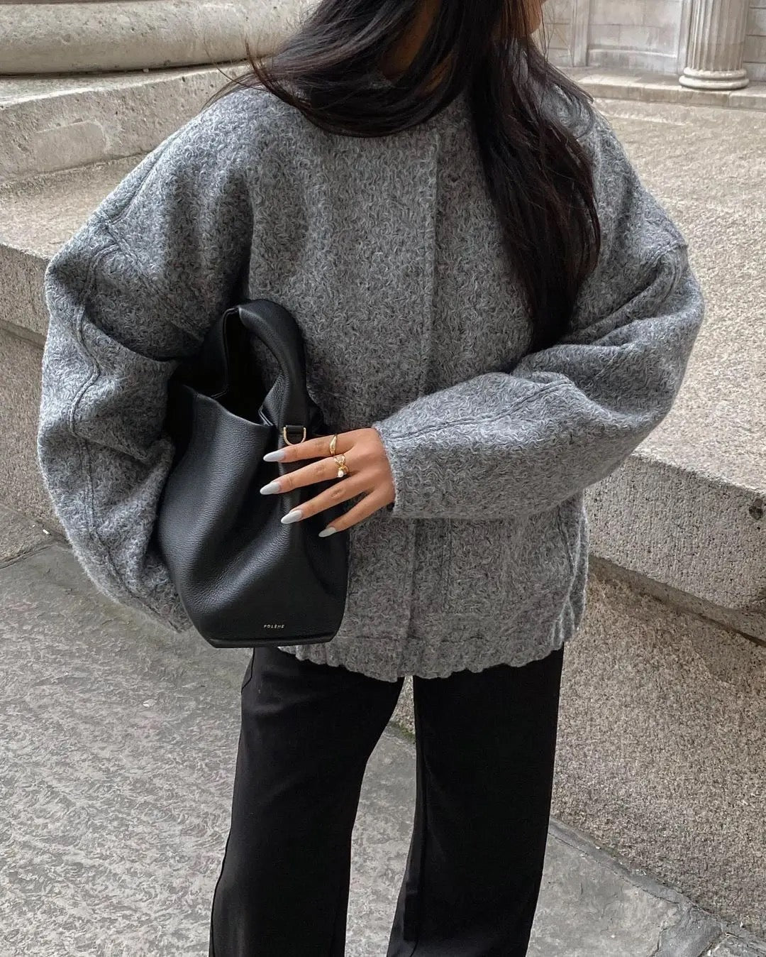 Vinnieve | Veste Tweet - Blanche