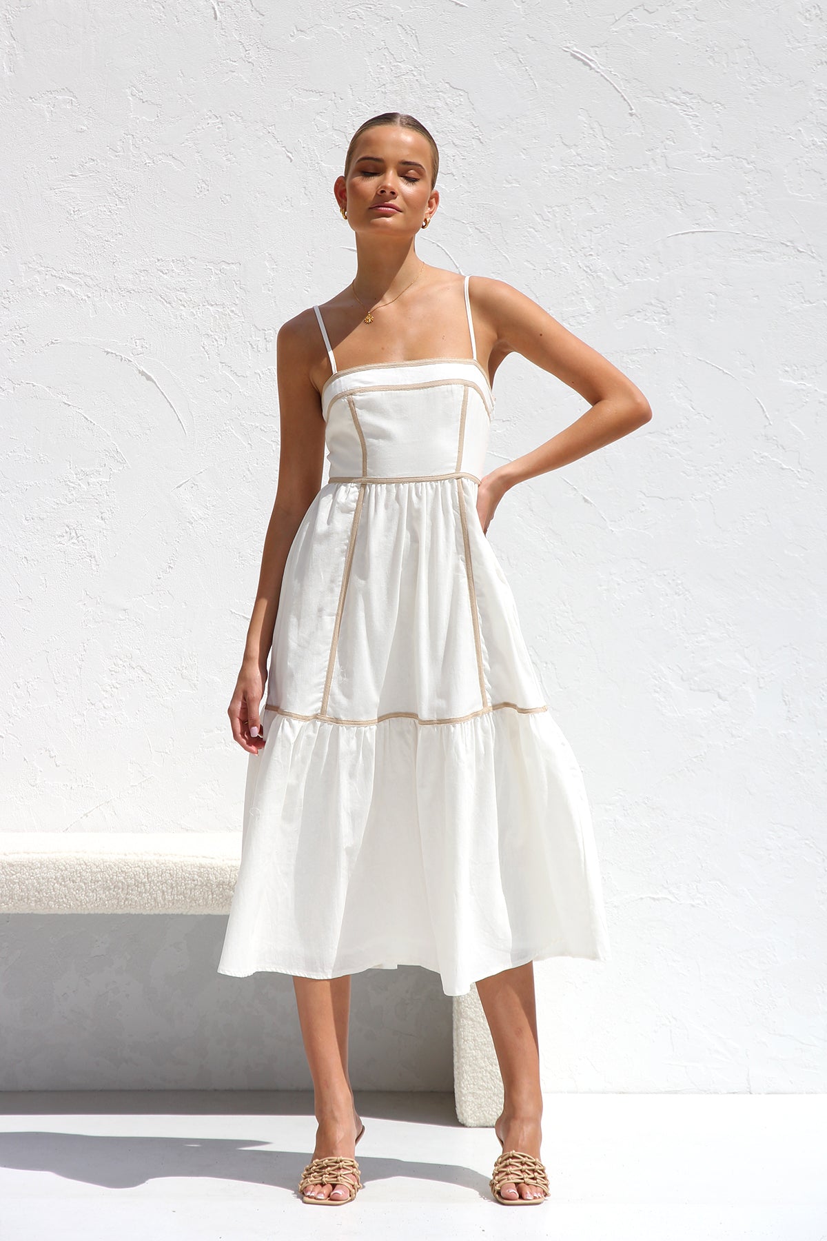 Robe Quincy BLANCHE