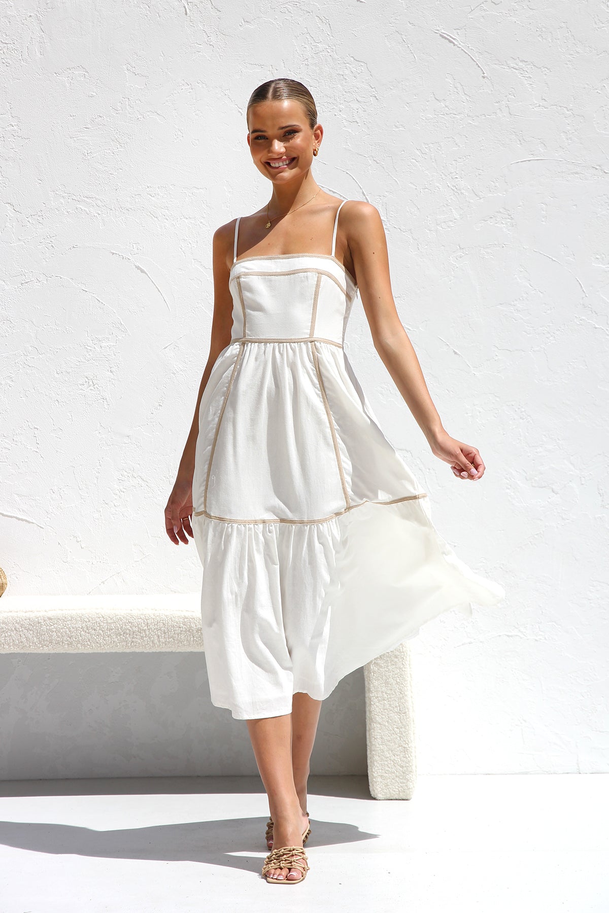Robe Quincy BLANCHE