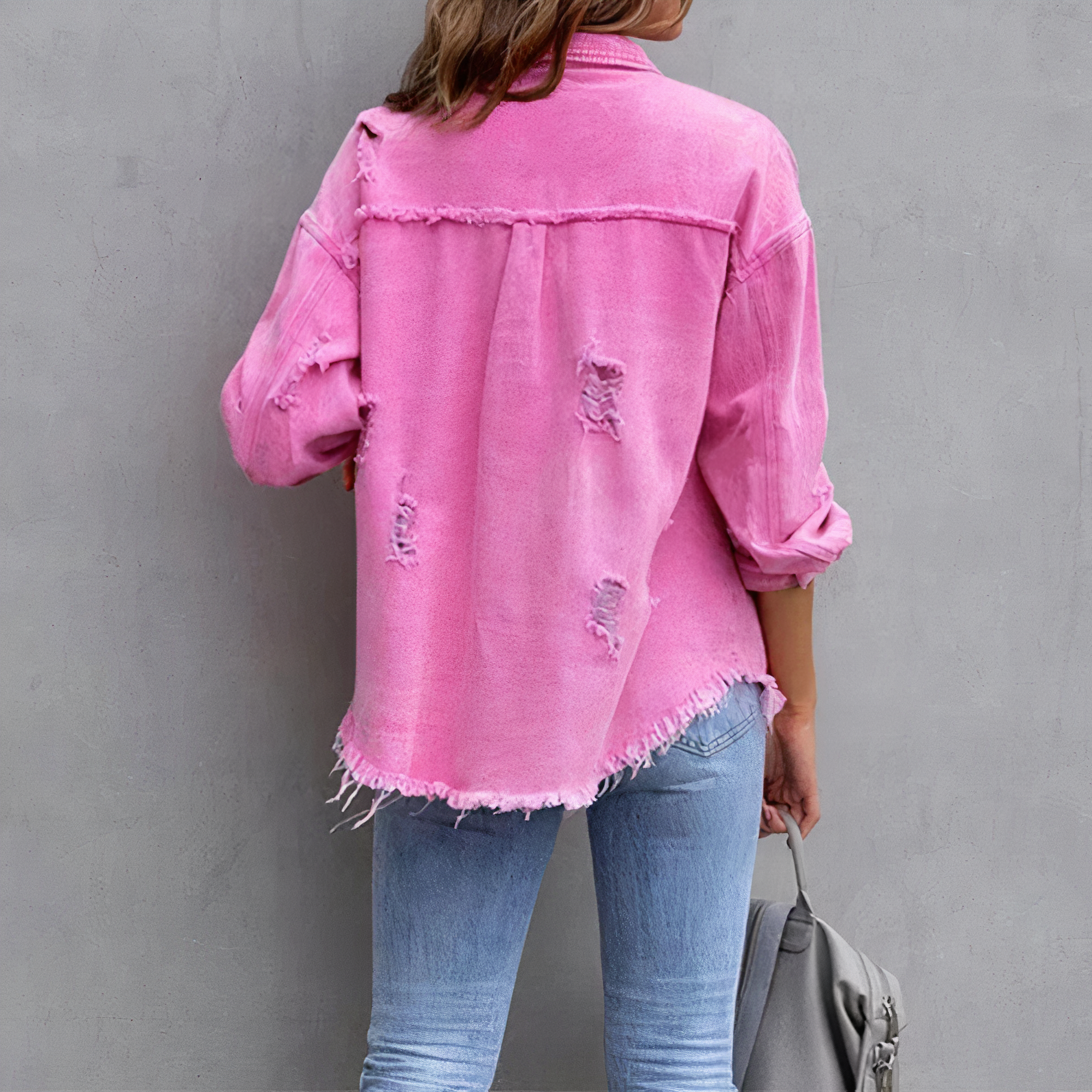Veste en jean déchirée - Ivy