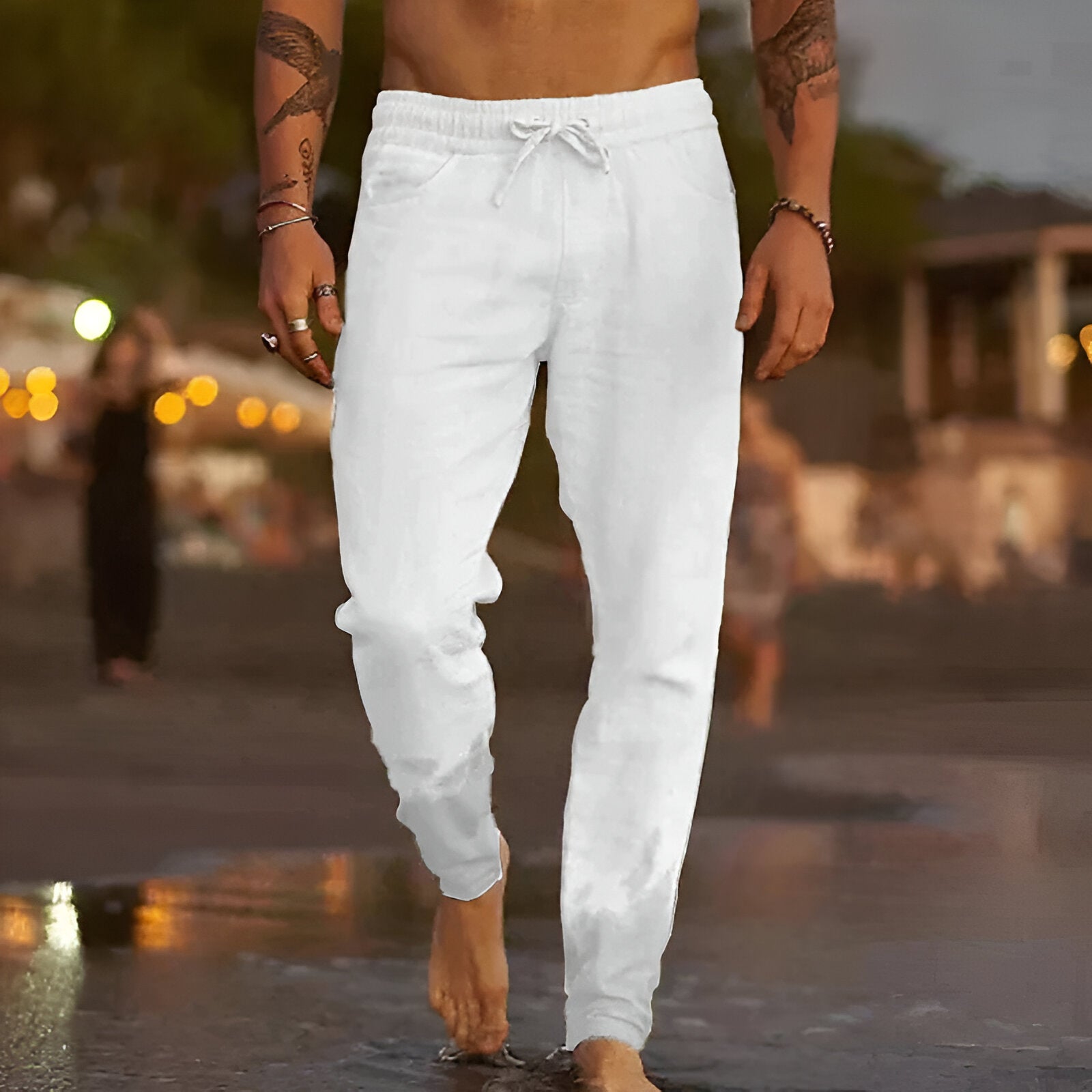 Pantalon décontracté en lin - hadewig