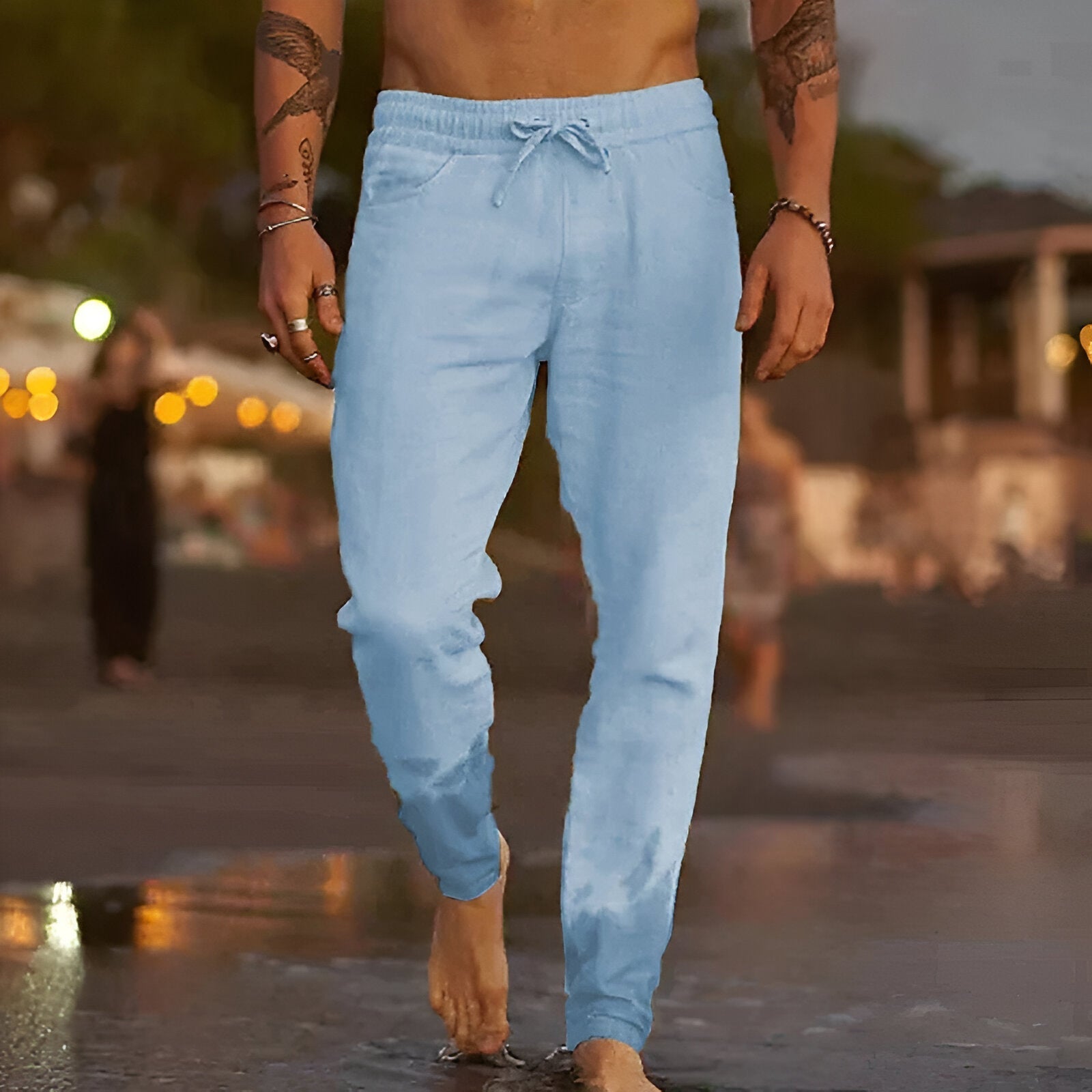 Pantalon décontracté en lin - hadewig