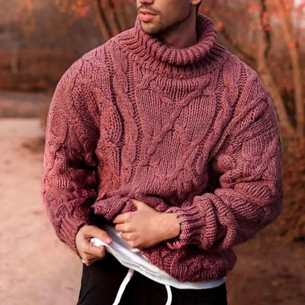 Pull homme en maille torsadée - Jenson