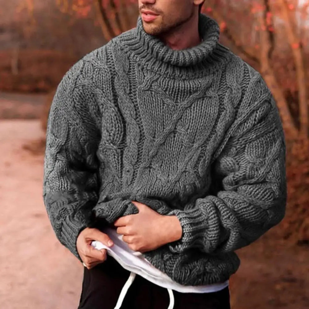 Pull homme en maille torsadée - Jenson