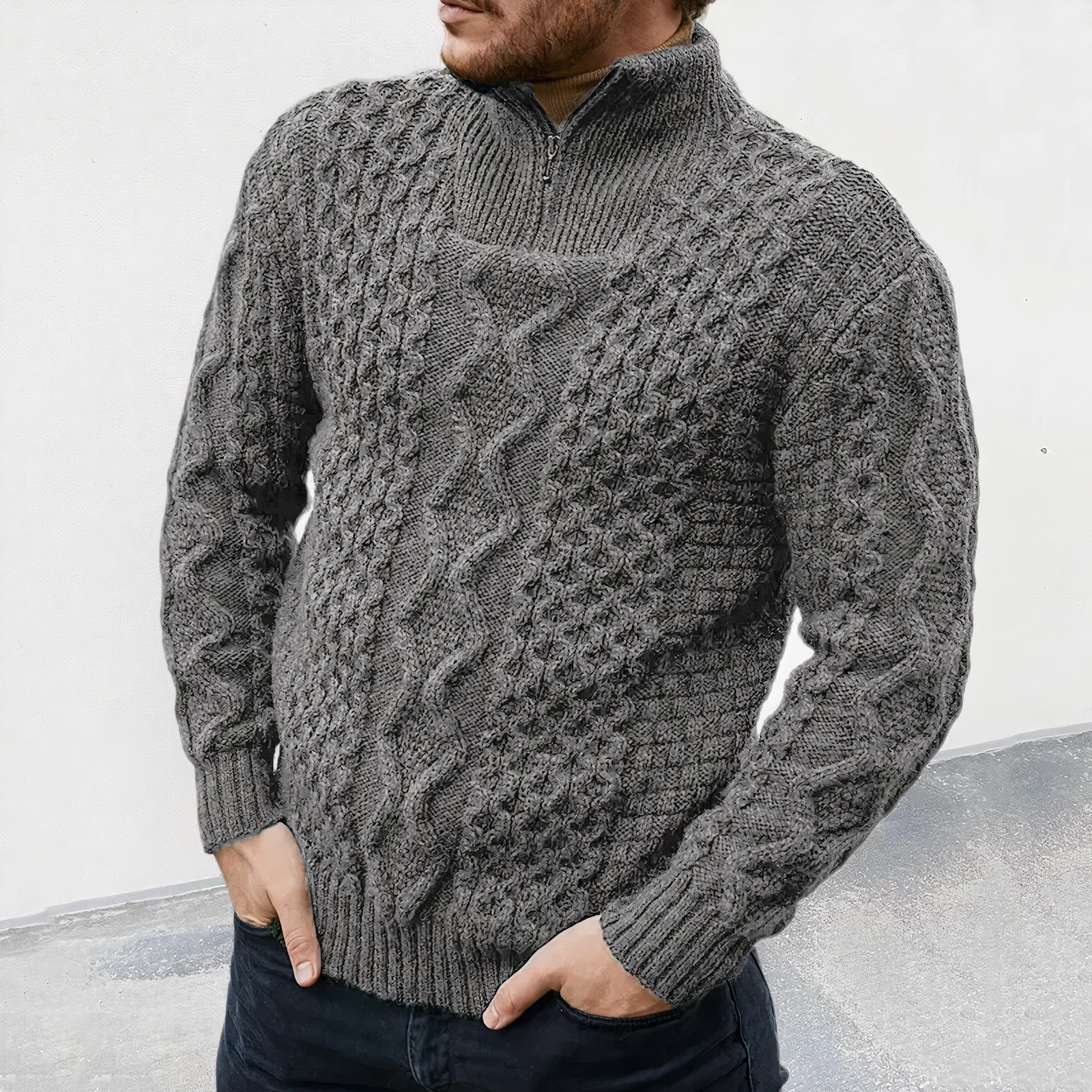 Daniel - Pull en tricot confortable