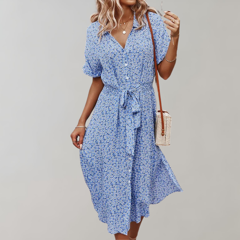 Serena - Midi Sommerkleid für Damen